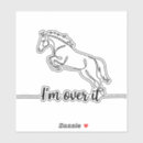 Search for show jumping stickers Equestrian