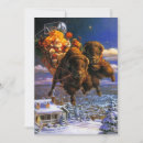 Search for bison christmas cards Santa