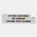 Search for see it bumper stickers For him