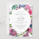 Search for navy and pink bridal shower invitations Modern