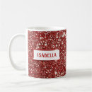 Search for red glitter mugs Stylish