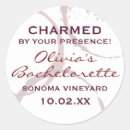 Search for red wine wedding stickers Rustic