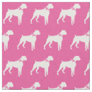 Search for boxer dog fabric Silhouette
