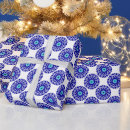 Search for evil eye wrapping paper Blue