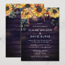 Search for rustic purple sunflower wedding invitations Burgundy