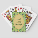 Search for irish playing cards Shamrocks