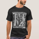 Search for letter h tshirts Black