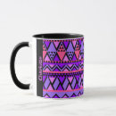Search for tribal pattern mugs Purple