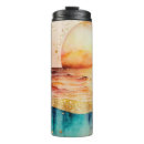 Search for orange sunset travel mugs Water