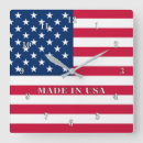 Search for patriotic clocks Usa flag
