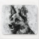 Search for black german shepherd mousepads Portrait
