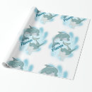 Search for pisces wrapping paper Blue