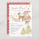 Search for santa claus birthday invitations Festive
