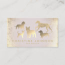 Search for silhouette business cards Dog walker