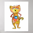 Search for whimsical cat posters Pet