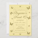 Search for butterfly sweet 16 invitations Elegant