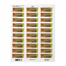 Search for wood return address labels Autumn