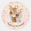 Search for giraffe patterns round stickers Cute