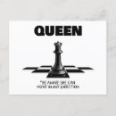 Search for black chess postcards Queen