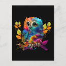 Search for abstract owl postcards Trendy