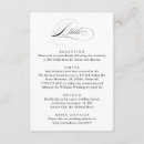Search for classic wedding enclosure cards Black white