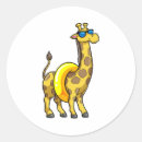 Search for funny giraffes stickers Birthday