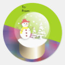 Search for snow globe stickers Snowman