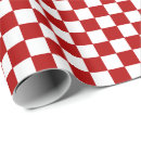 Search for red and white gingham wrapping paper Checkered