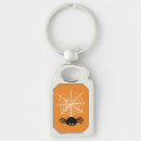 Search for black orange rectangular key rings Halloween