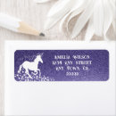 Search for purple glitter return address labels Fantasy