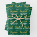 Search for hunter green wrapping paper Elegant