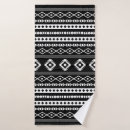 Search for black and white aztec bath towels Bohemian