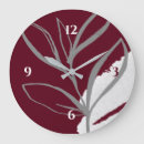 Search for burgundy clocks Grey