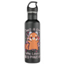 Search for red panda water bottles Who