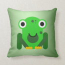 Search for green frog cushions Pond