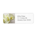 Search for white calla lily return address labels Elegant