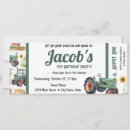 Search for yellow tractor party invitations Farm