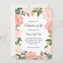 Search for floral celebration of life invitations Blush pink