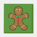 Search for gingerbread man magnets Red