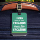 Search for funny puns luggage tags Trendy