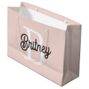 Search for monogrammed gift bags Girly