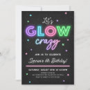 Search for lets glow crazy party invitations Glow in the dark