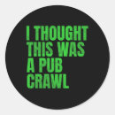 Search for pub crawl stickers Leprechaun