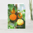 Search for fruit trees cards Watercolor
