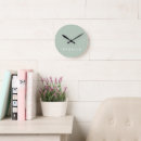 Search for sage green clocks Modern