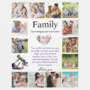 Search for photo montage blankets Family