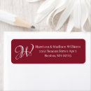 Search for red wine return address labels Classic
