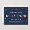 Search for gold star baby shower invitations Twinkle twinkle