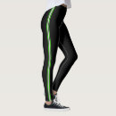 Search for black and green stripe leggings Athletic