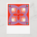 Search for red heart pattern postcards Abstract